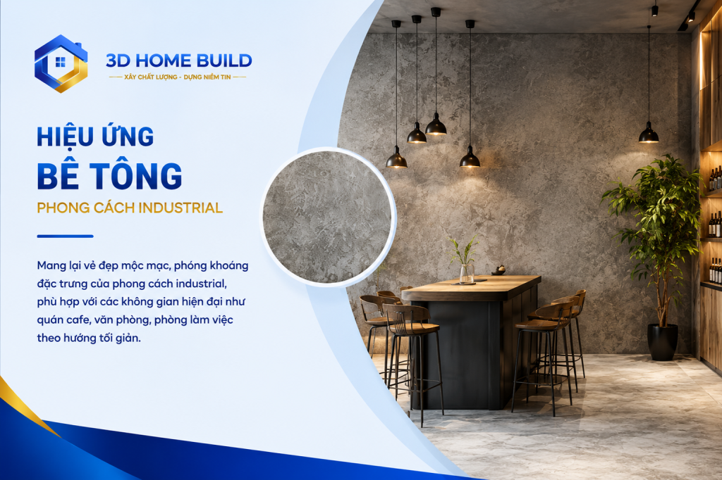 3D HOME BUILD_Hiệu ứng bê tông