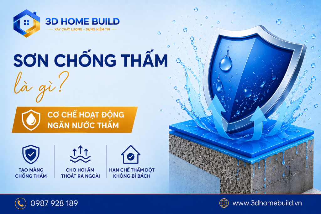 3D HOME BUILD_Sơn chống thấm là gì